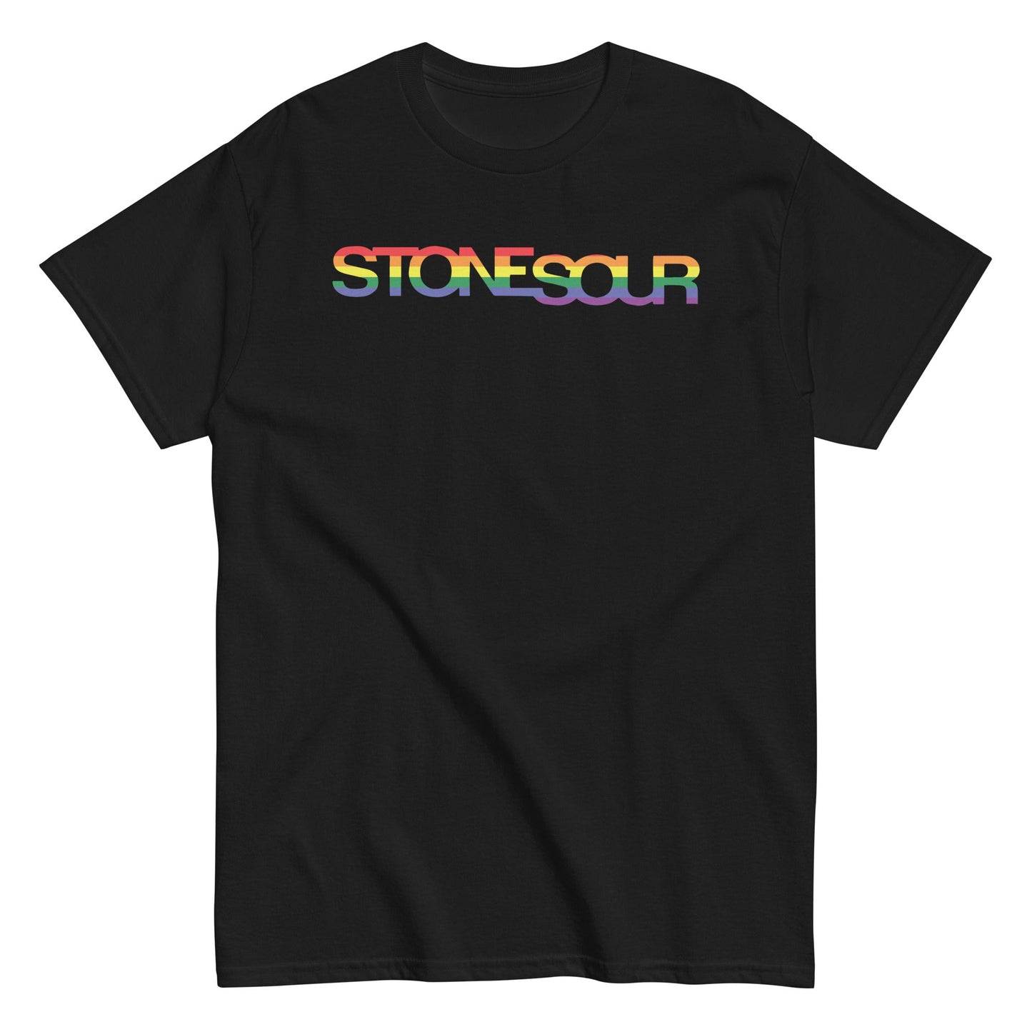 MerchMoment Stone Temple Pilots - StoneSour Rainbow T-Shirt [Apparel]