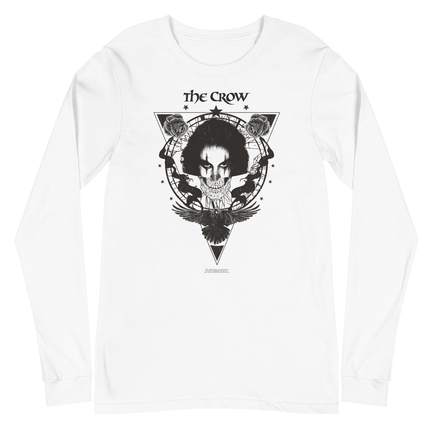 MerchMoment The Crow - Badge Emblem Long Sleeve T-Shirt [Apparel]