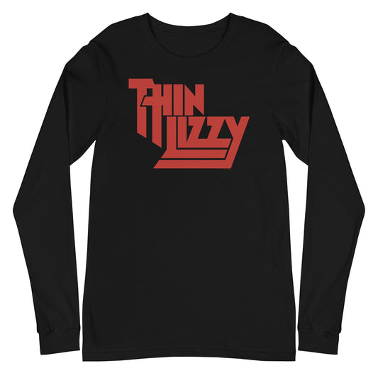 MerchMoment Thin Lizzy - Classic Red Logo Long Sleeve T-Shirt [Apparel]