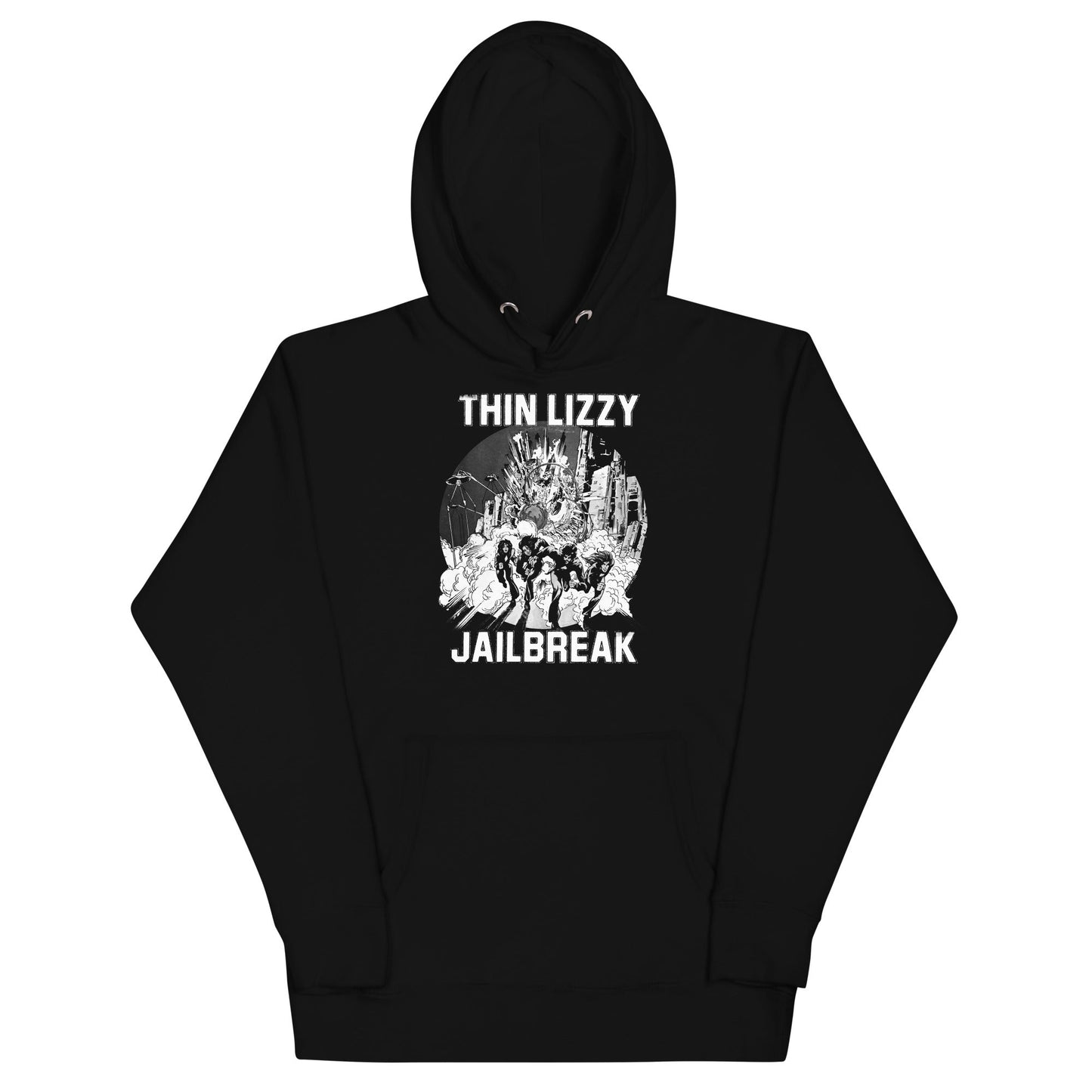 MerchMoment Thin Lizzy - White Jailbreak Hoodie [Apparel]