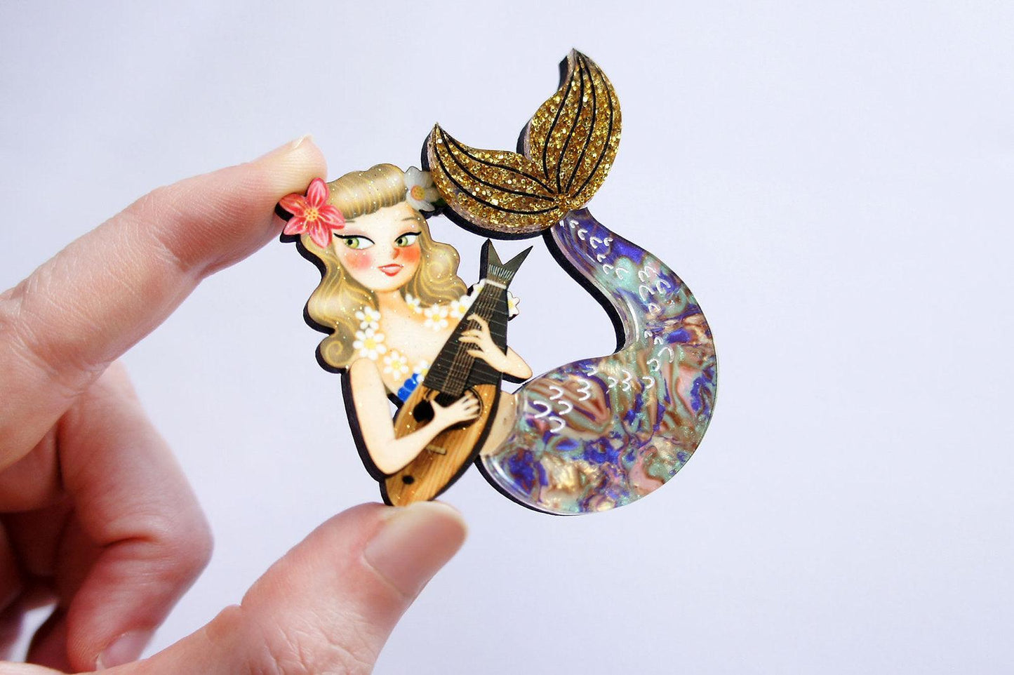 Mermaid Brooch by Laliblue