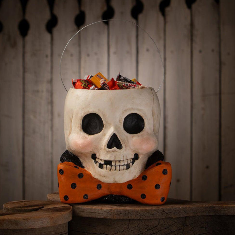 Mr. Albert Skully Bucket by Bethany Lowe Designs