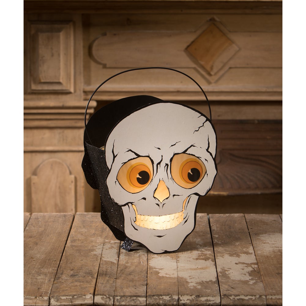 Mr. Skelly  Lantern by Bethany Lowe Designs
