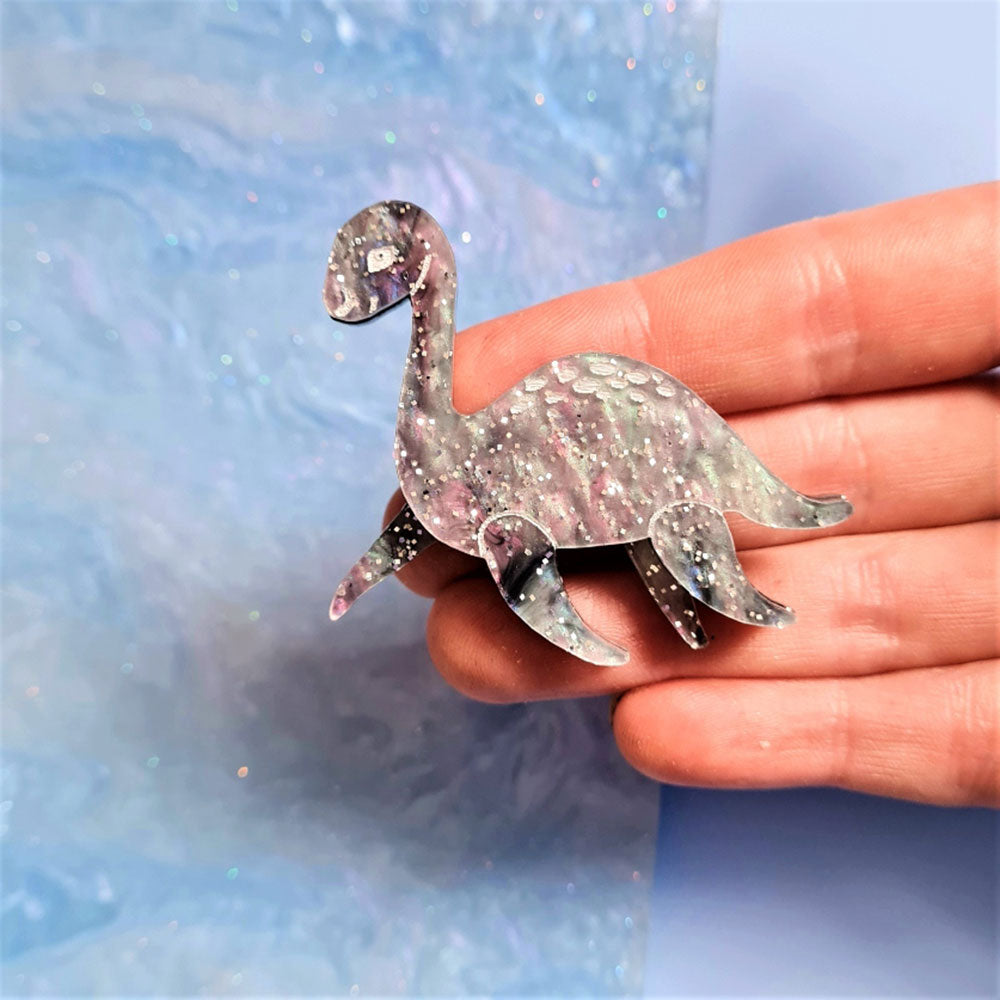 Nessie Pin Brooch by Cherryloco