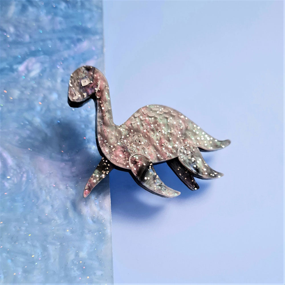 Nessie Pin Brooch by Cherryloco