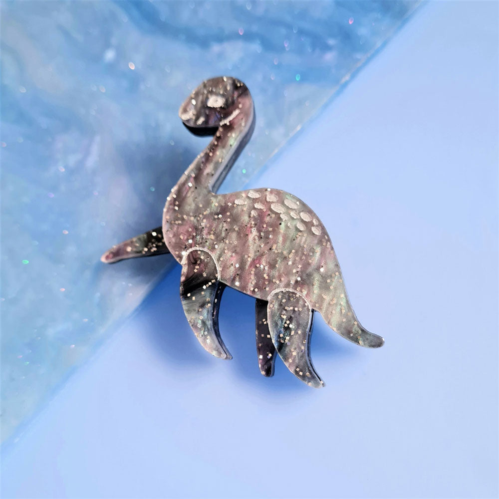 Nessie Pin Brooch by Cherryloco