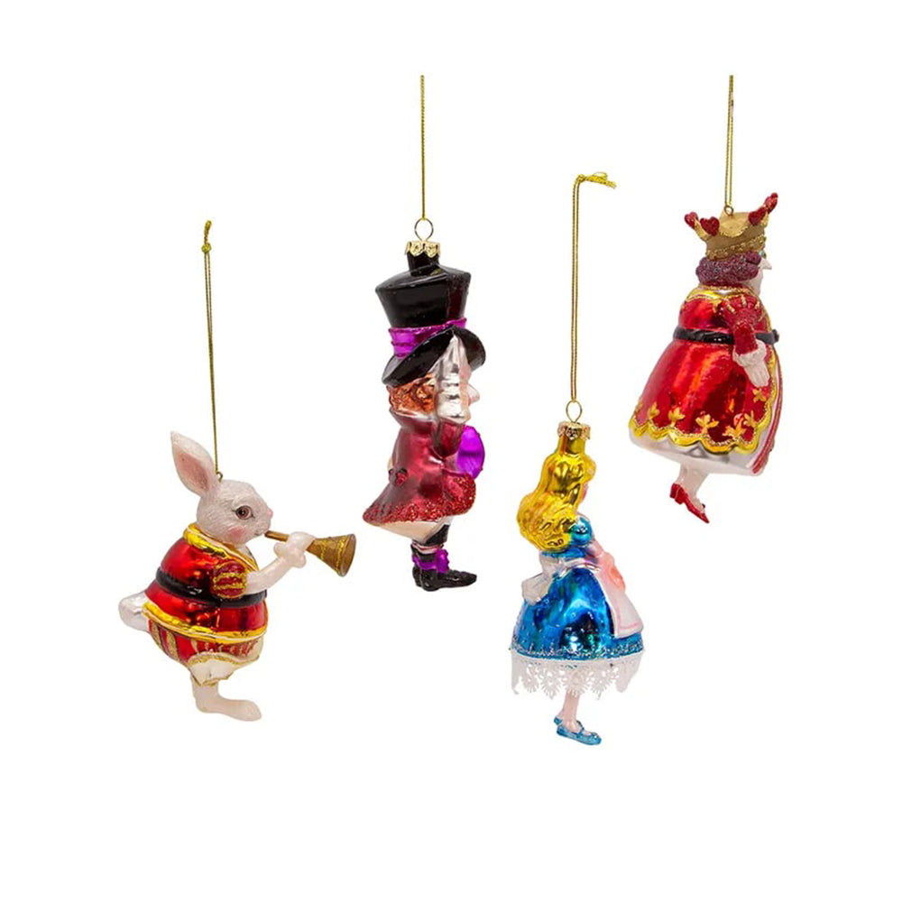 Noble Gems™ Glass Wonderland Ornament Set, 4-Piece Box by Kurt Adler