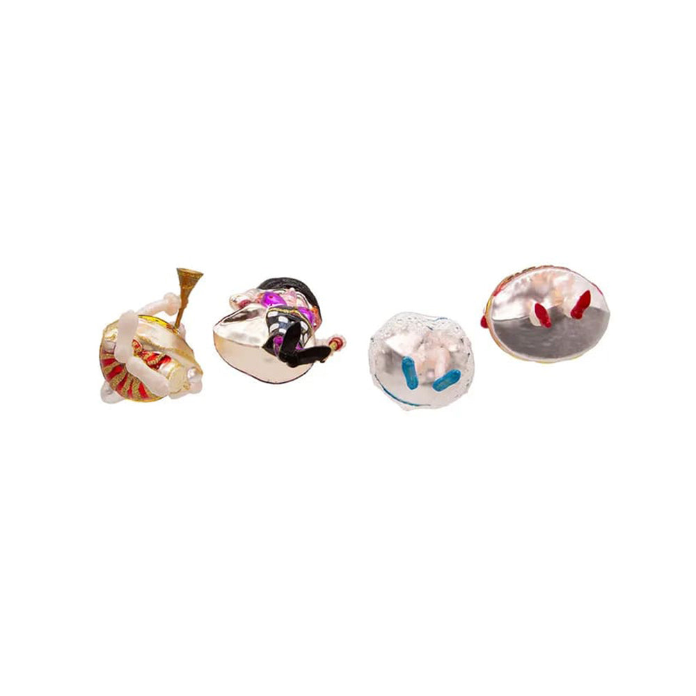 Noble Gems™ Glass Wonderland Ornament Set, 4-Piece Box by Kurt Adler