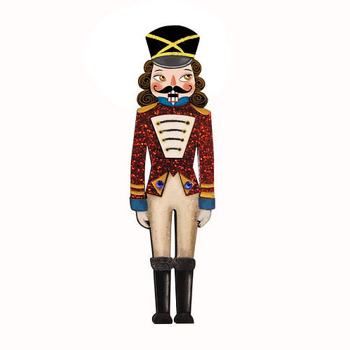 Nutcracker Soldier Brooch by Laliblue