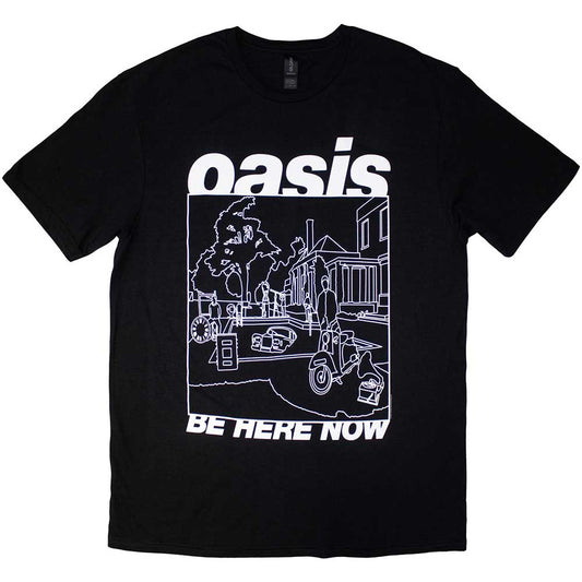Oasis Be Here Now Line Drawing [T-Shirt]