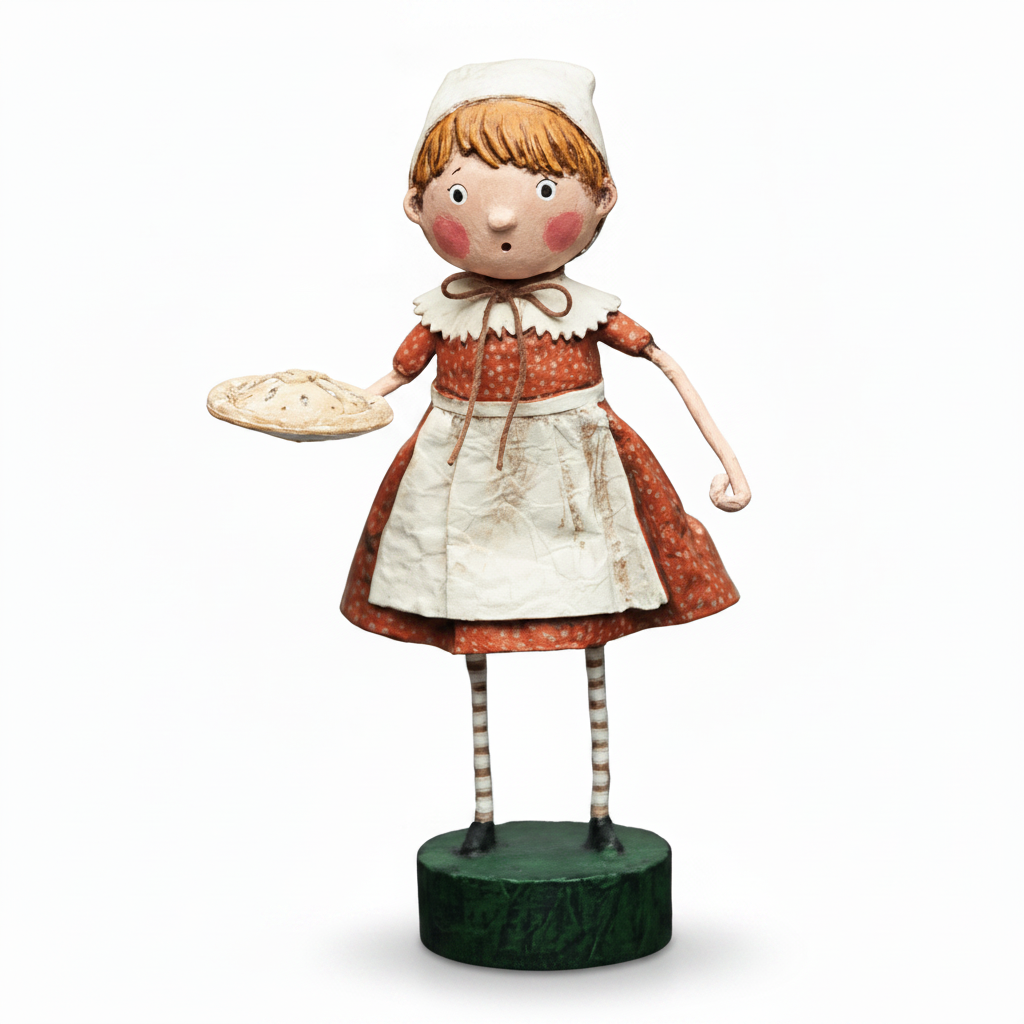 Patience Pilgrim Fall Figurine by Lori Mitchell