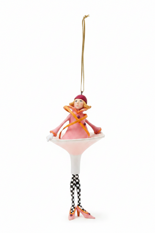 Patience Brewster Mini COSMOPOLITAN Cocktail Ornament