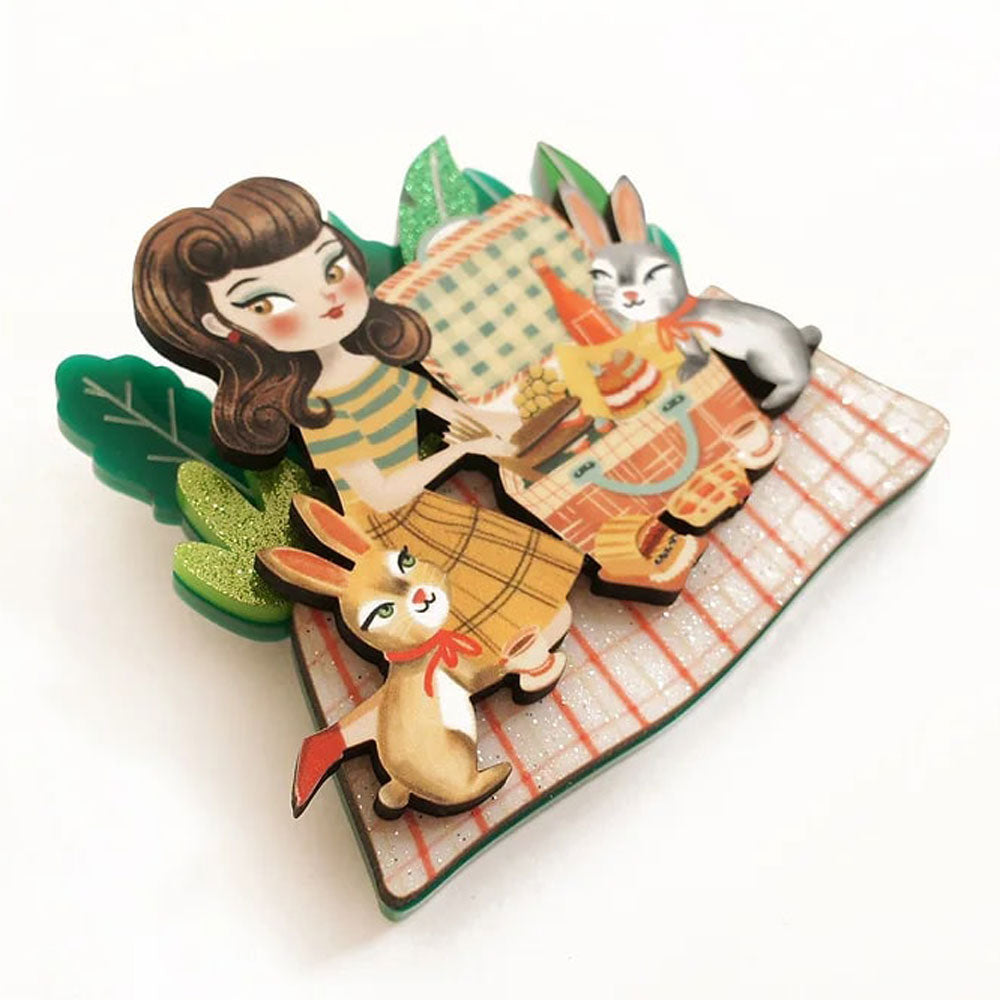 Picnic Brooch by Laliblue