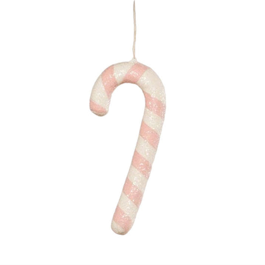 Pink Candy Cane Ornament by Bethany Lowe Designs
