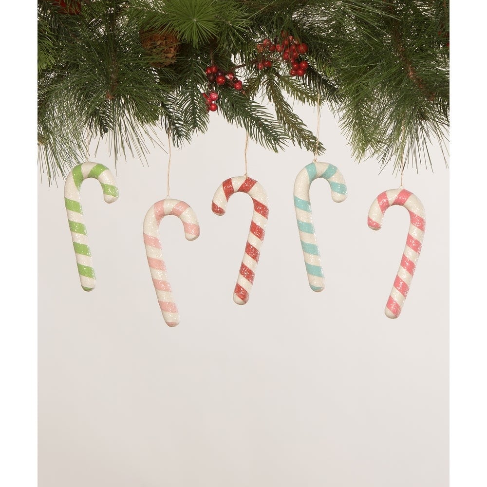 Pink Candy Cane Ornament by Bethany Lowe Designs