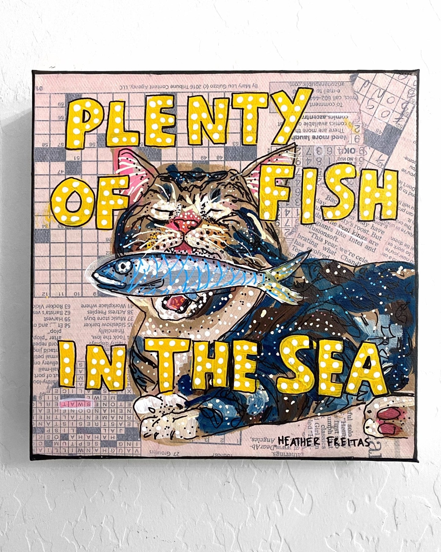 Plenty Of Fish In The Sea - Catfish Edition ( Original Painting )