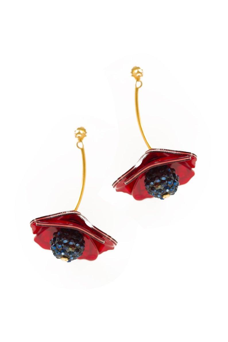 Poppies Earrings by Laliblue
