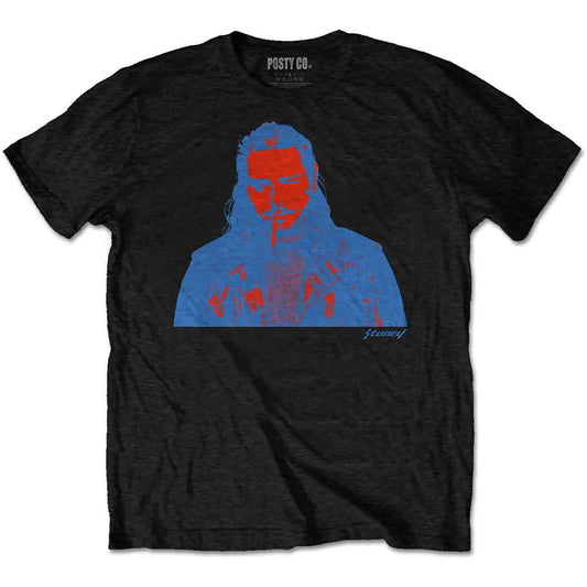 Post Malone Red & Blue Photo [T-Shirt]