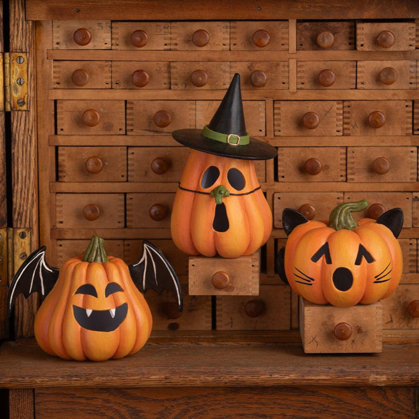 Pumpkin Bat Luminary by Bethany Lowe Designs