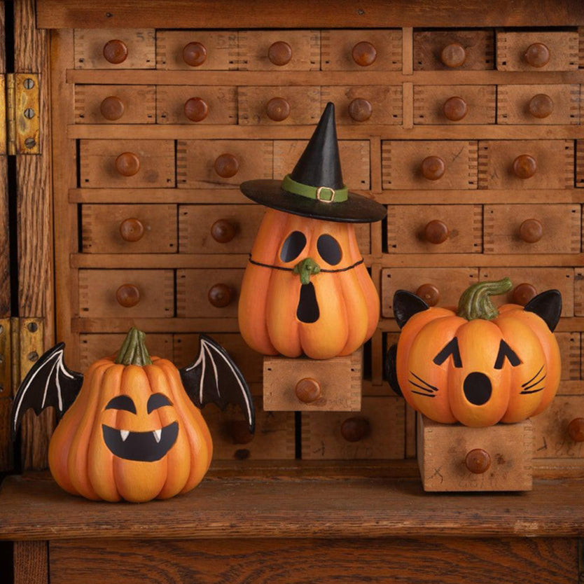 Pumpkin Witch Luminary by Bethany Lowe Designs