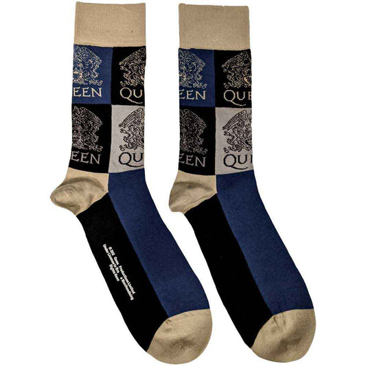 Queen Crest Blocks [Socks]