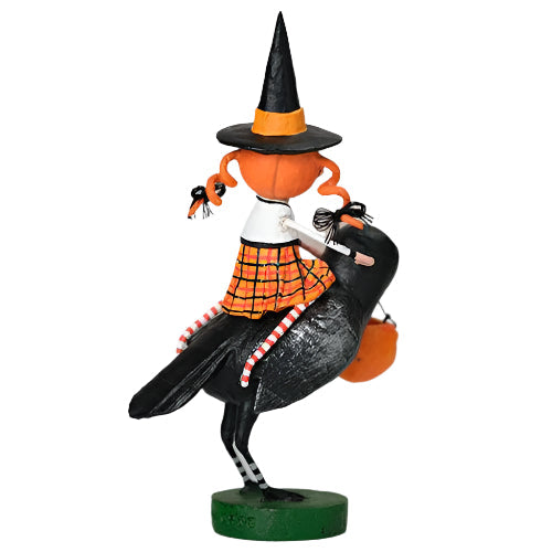 Raven's Flight Halloween Figurine by Lori Mitchell