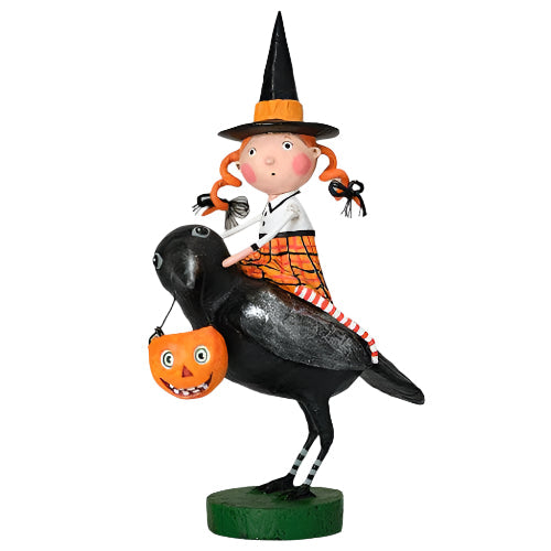Raven's Flight Halloween Figurine by Lori Mitchell