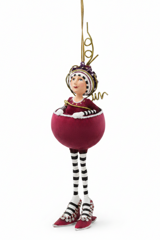 Patience Brewster Mini RED WINE Cocktail Ornament