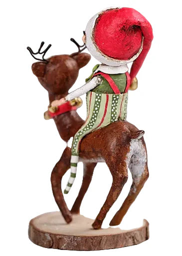 Run Run Reindeer Figurine by Lori Mitchell *NEW* SHIPS AUGUST