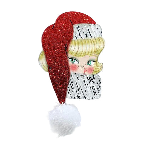 Santa Baby Blond Brooch by Laliblue