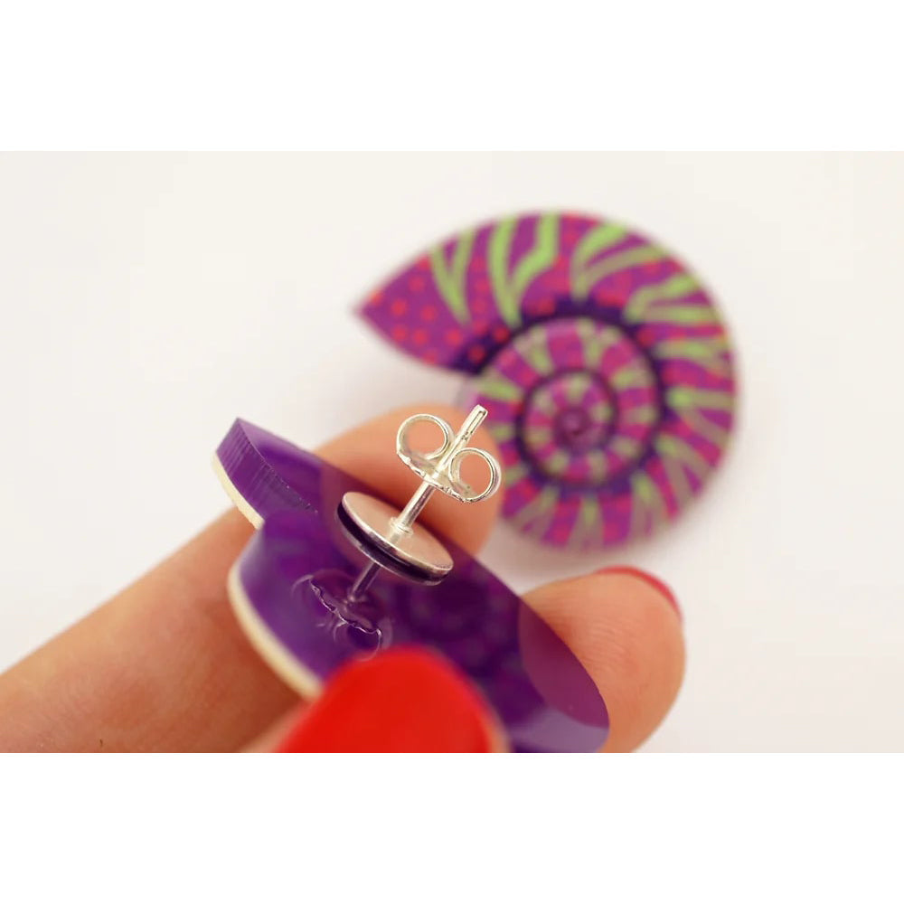 Sea Snail Earrings by Laliblue