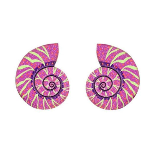 Sea Snail Earrings by Laliblue