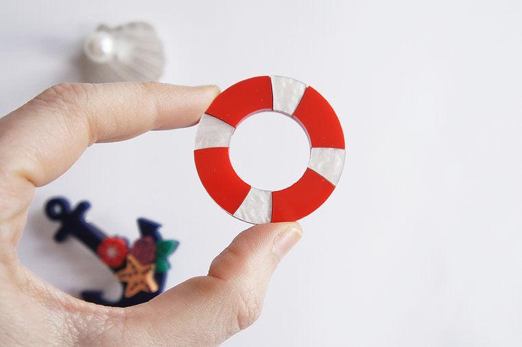 Set of 3 Nautical Brooches by Laliblue