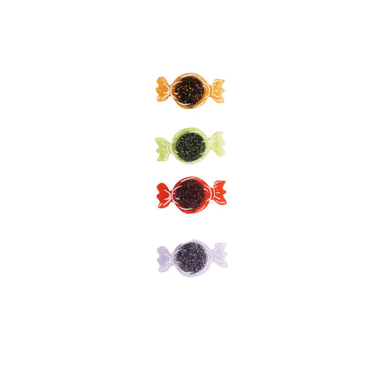 Set Of 4 Candy Button Covers by Laliblue