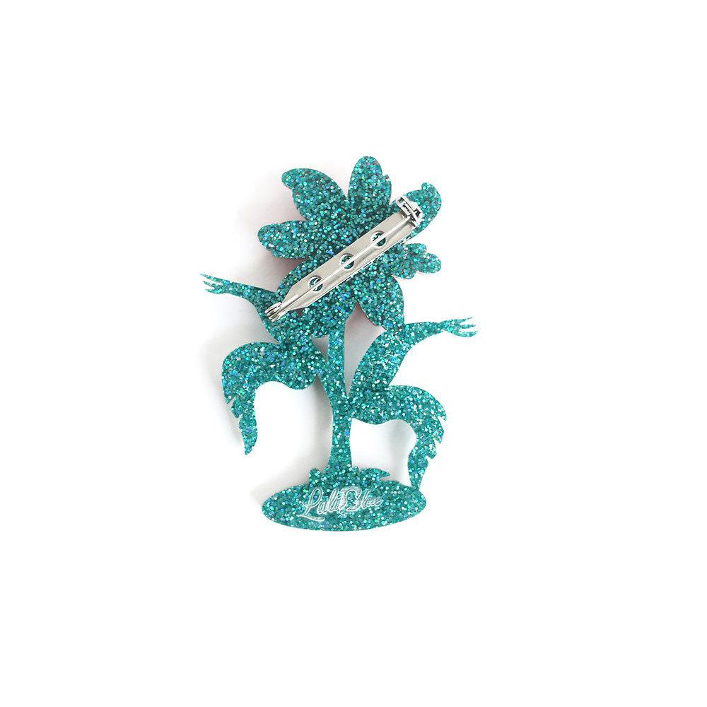Skull Flower Brooch by Laliblue
