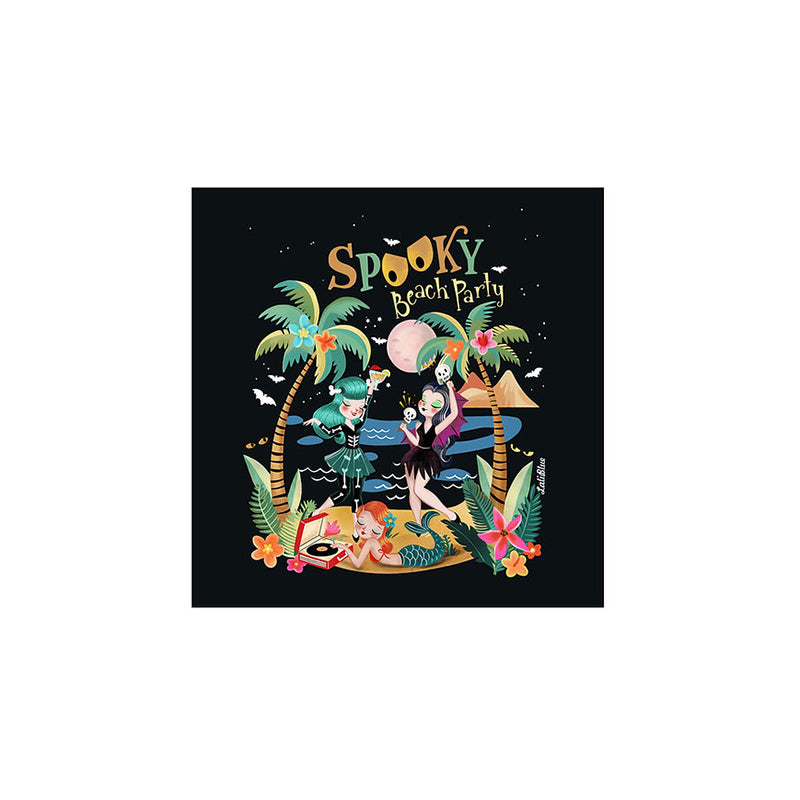 Spooky Beach Party T-shirt by Laliblue MEDIUM