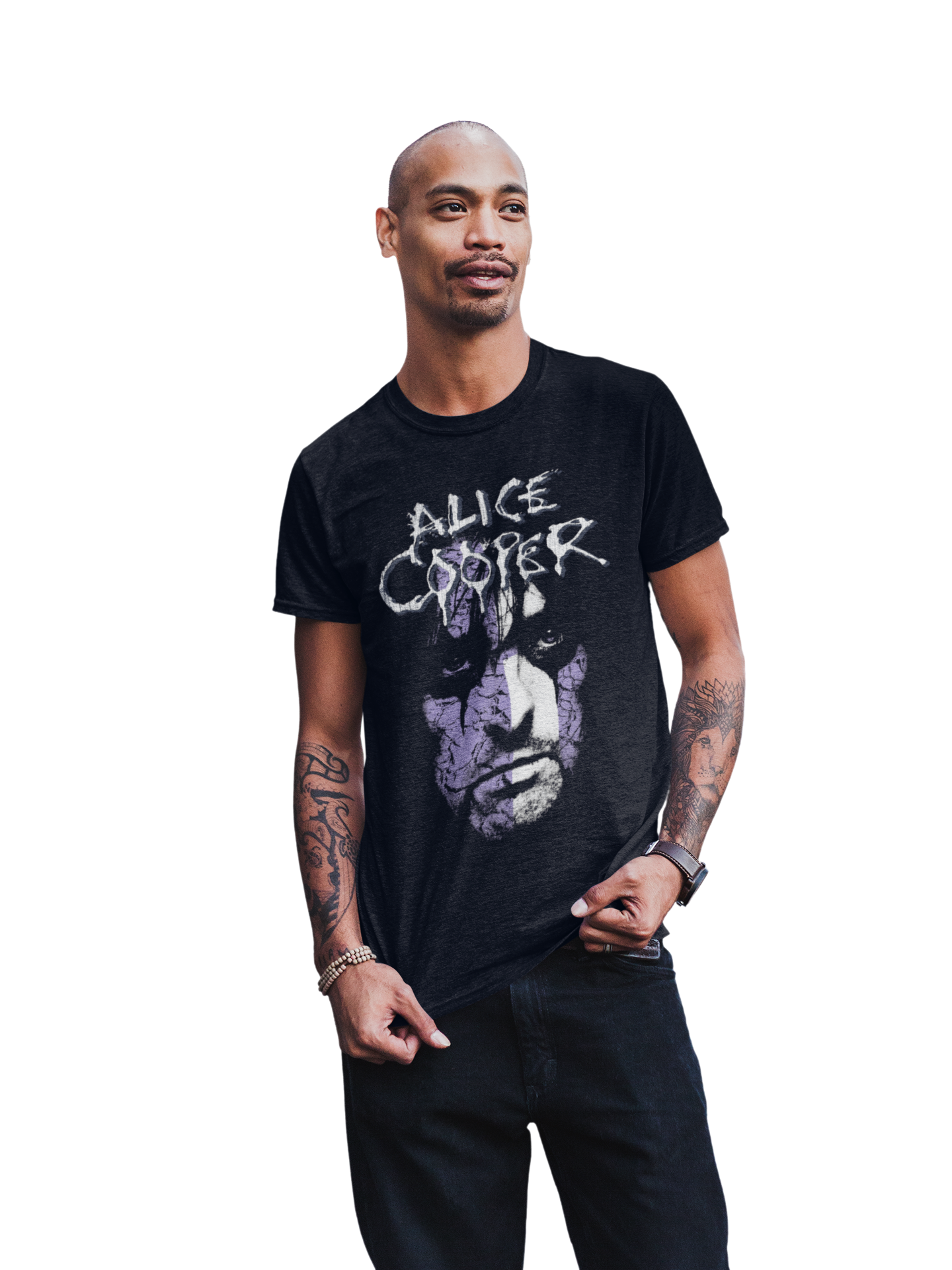 Stakes Alice Cooper - Early 2000s Vintage Jumbo Print T-Shirt [Apparel]