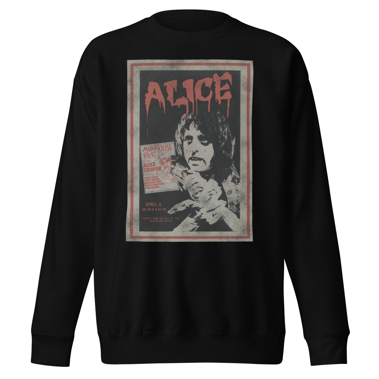 Stakes Alice Cooper Madhouse Vintage Sweatshirt [Apparel]