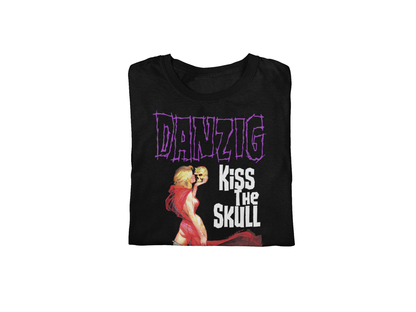 Stakes Danzig - Kiss the Skull Jumbo Print T-Shirt [Apparel]