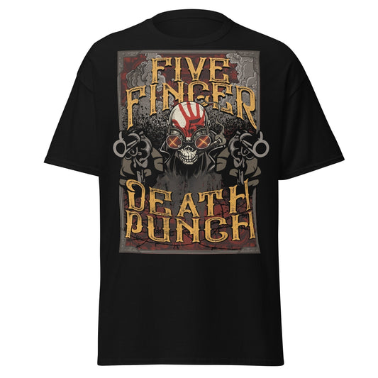 Stakes Five Finger Death Punch Barrels Jumbo Print T-shirt [Apparel]