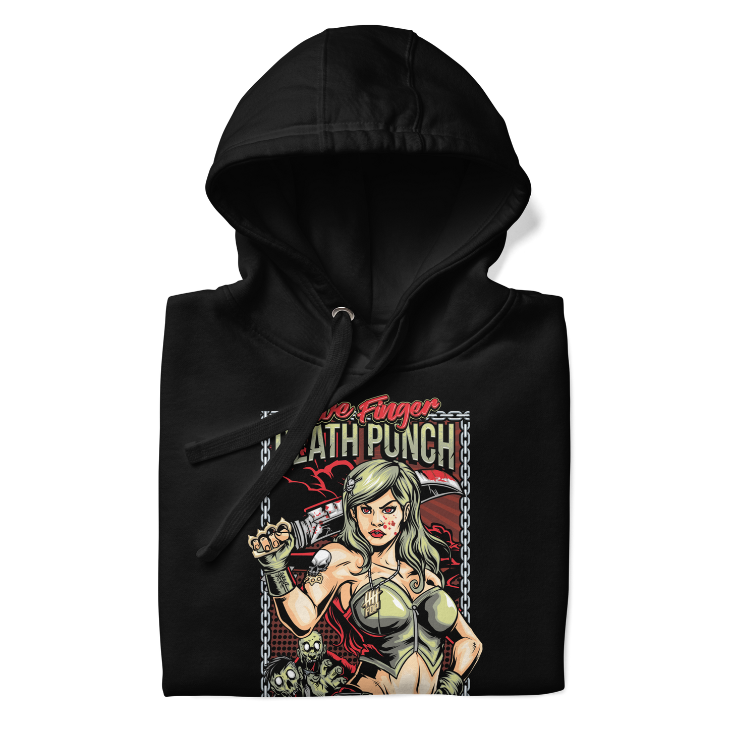 Stakes Five Finger Death Punch Machete Hoodie [Apparel]