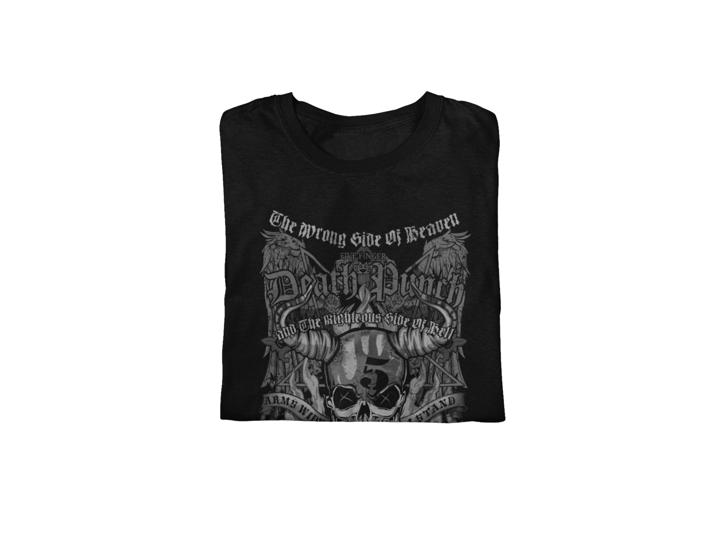 Stakes Five Finger Death Punch - Righteous Side of Evil Jumbo Print T-Shirt [Apparel]