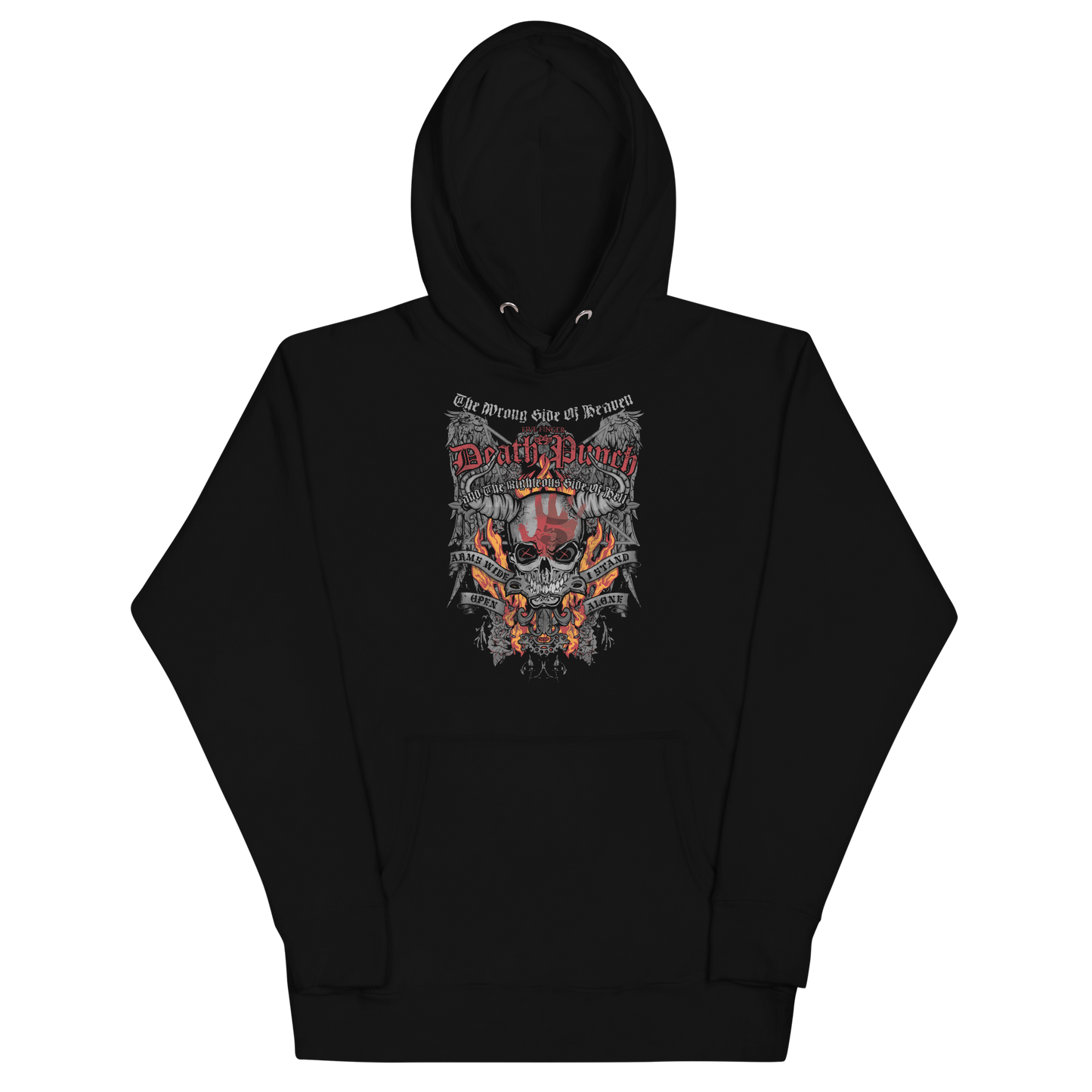 Stakes Five Finger Death Punch Wrong or Righteous Classic Hoodie [Apparel]