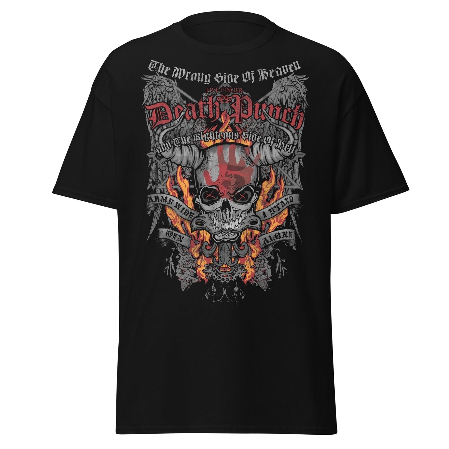 Stakes Five Finger Death Punch - Wrong or Righteous Jumbo Print T-Shirt [Apparel]