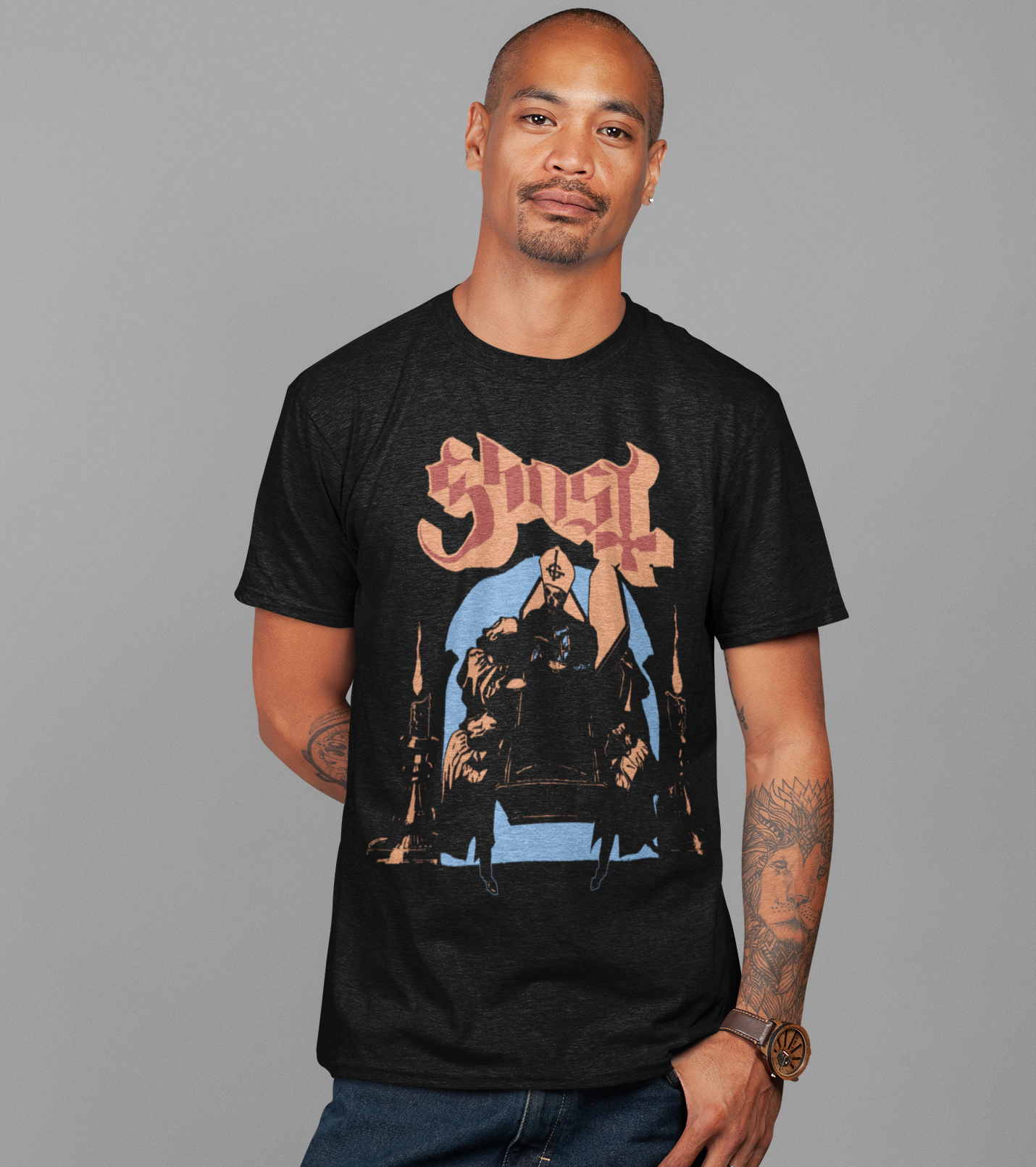 Stakes Ghost - Darkness Jumbo Print T-Shirt [Apparel]