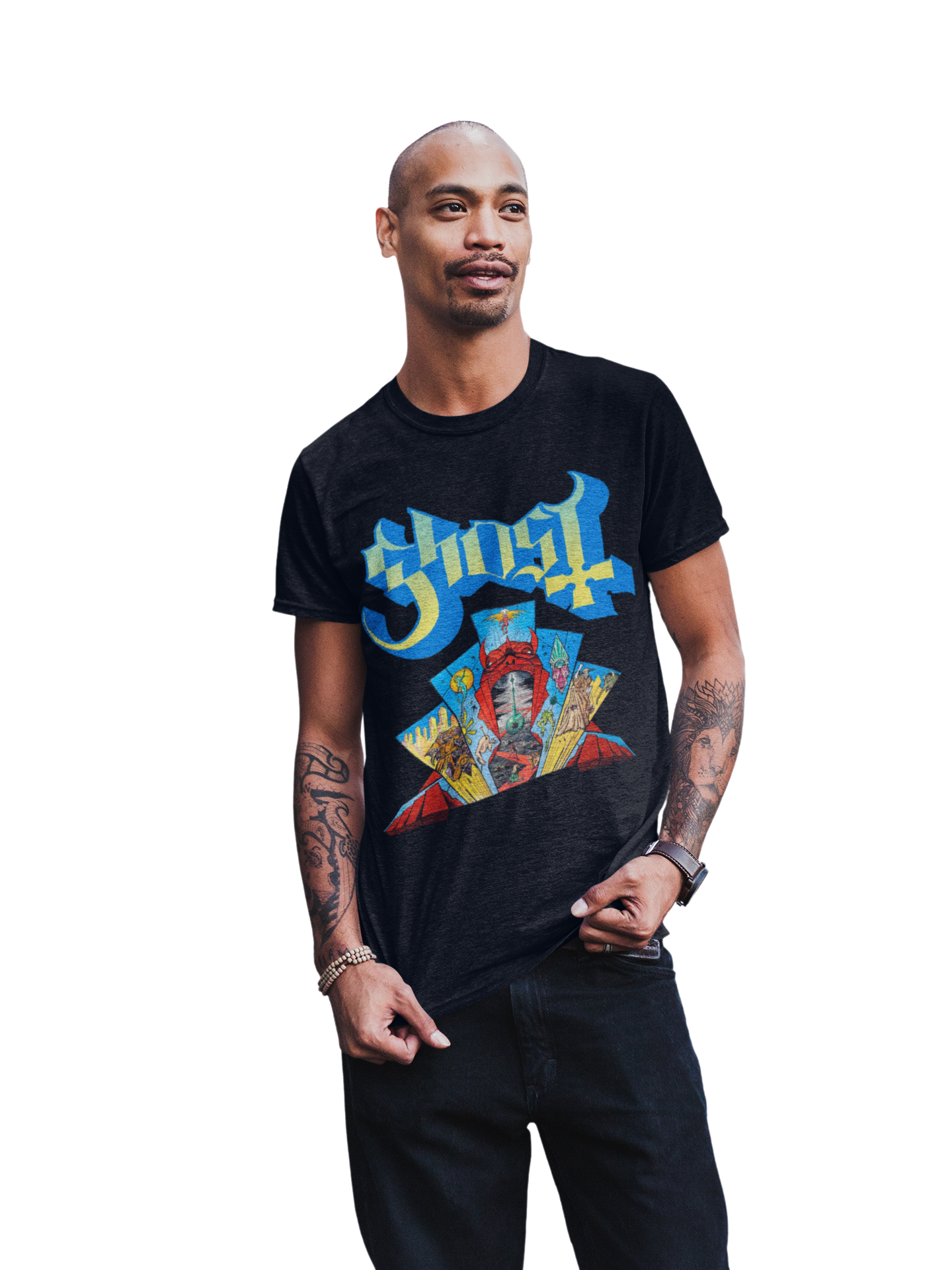 Stakes Ghost - Devil's Mouth Jumbo Print T-Shirt [Apparel]