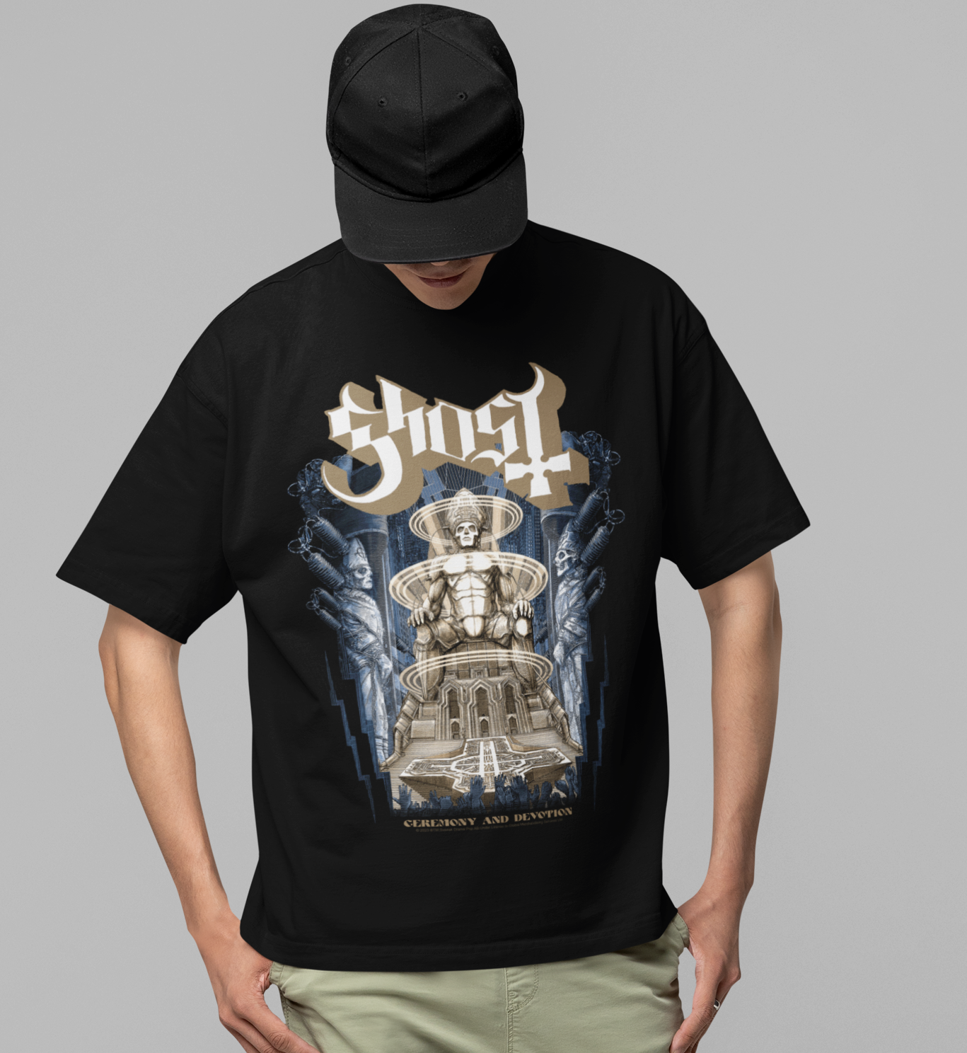 Stakes Ghost - Monument Jumbo Print T-Shirt [Apparel]