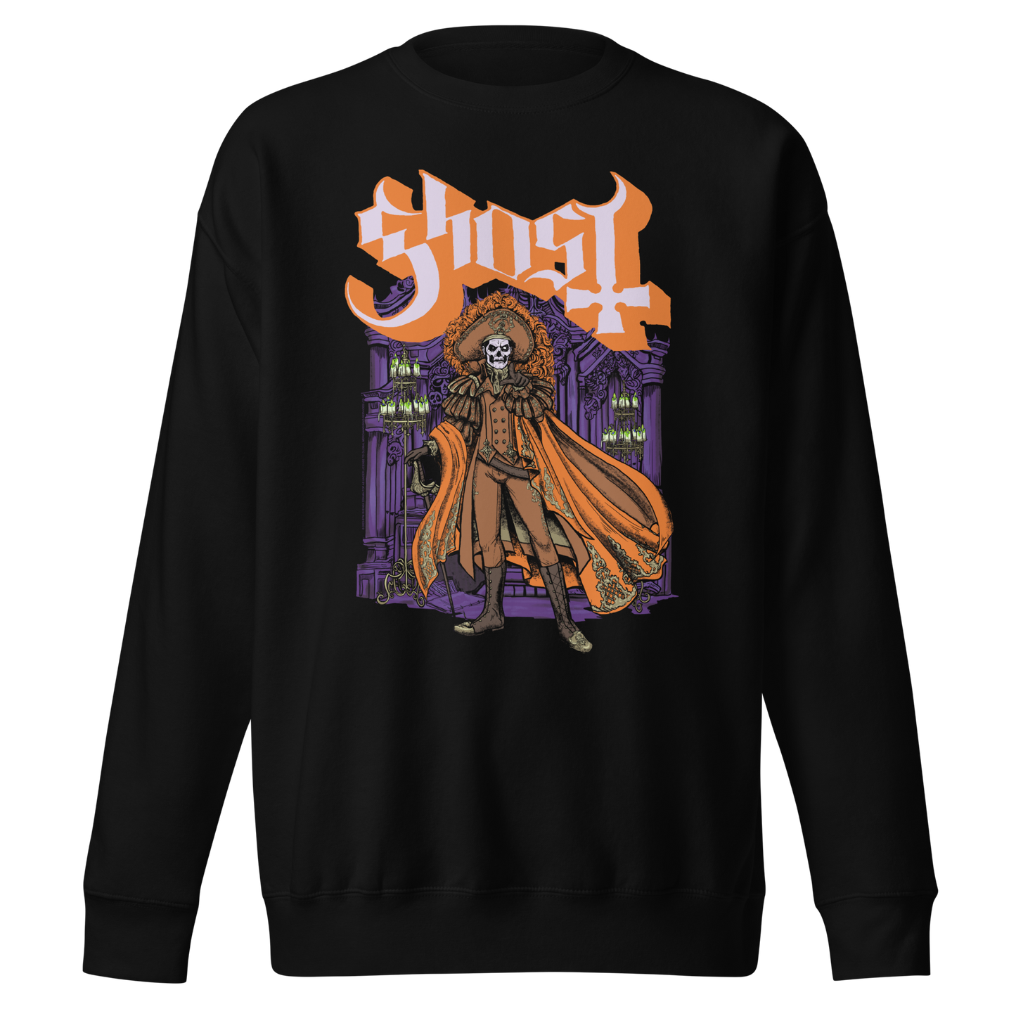 Stakes Ghost Orange Cape Jumbo Print Sweatshirt [Apparel]