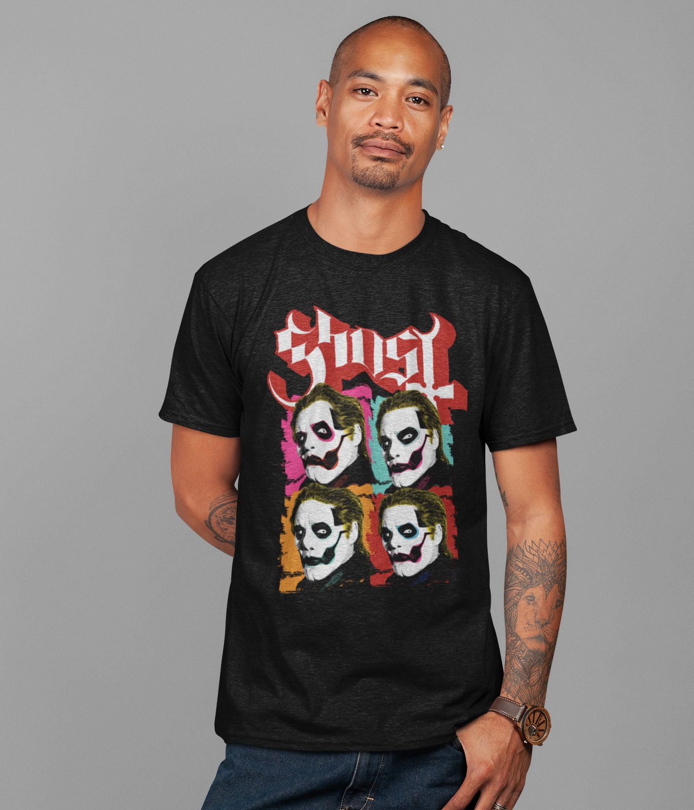 Stakes Ghost Quattro Jumbo Print T-shirt [Apparel]