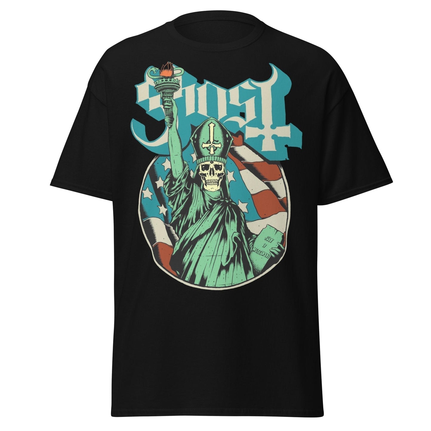 Stakes Ghost - Statue of Liberty Jumbo Print T-Shirt [Apparel]